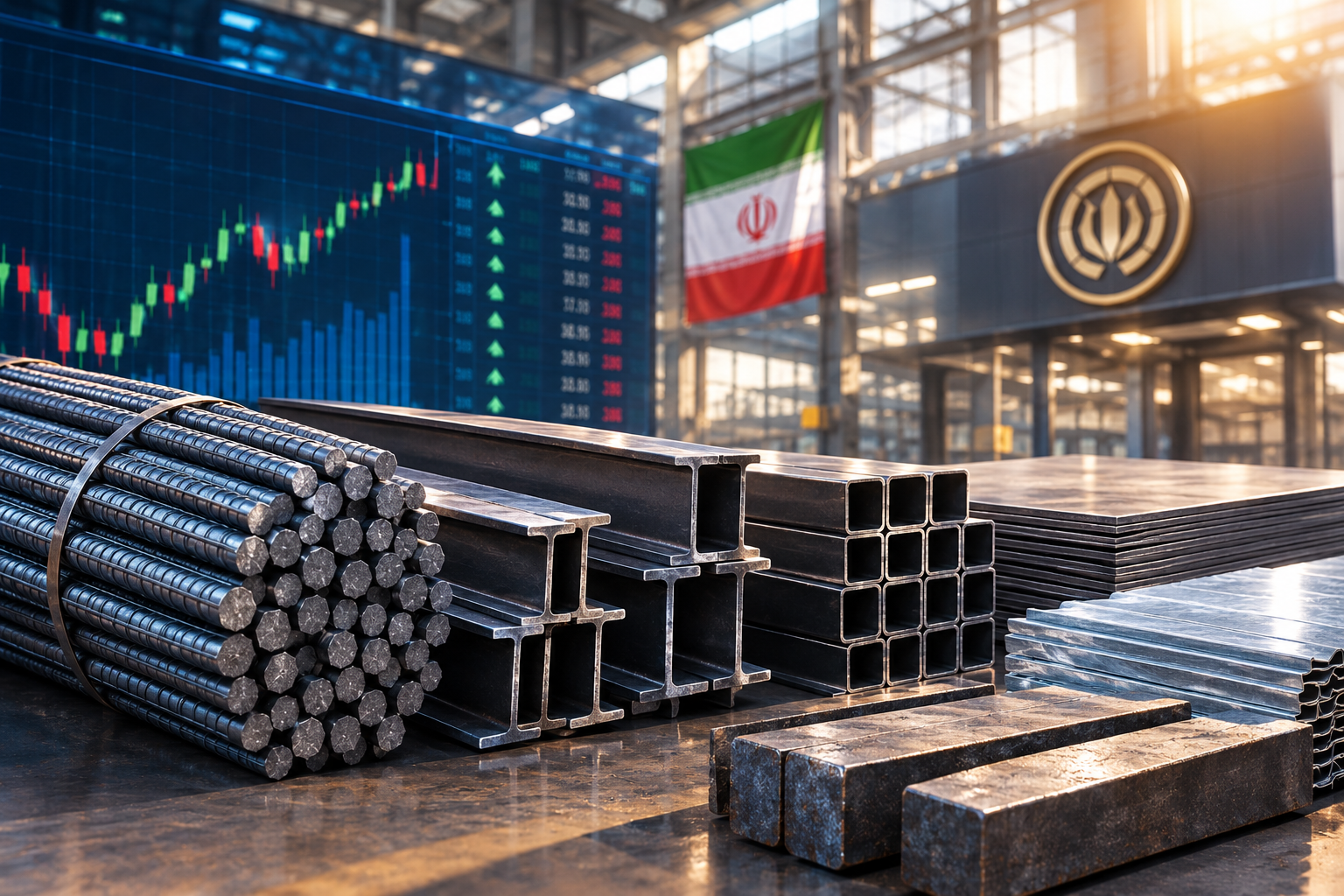 معاملات فولاد در مهرماه؛ جهش میلگرد و رقابت سنگین مقاطع